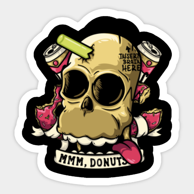 Insert Brain Here Geek Autocollant TeePublic FR